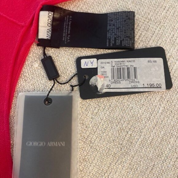 Pink Giorgio Armani Knit Dress - Picture 14 of 15